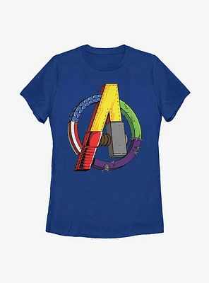 Marvel Avengers Avenger Textures Womens T-Shirt