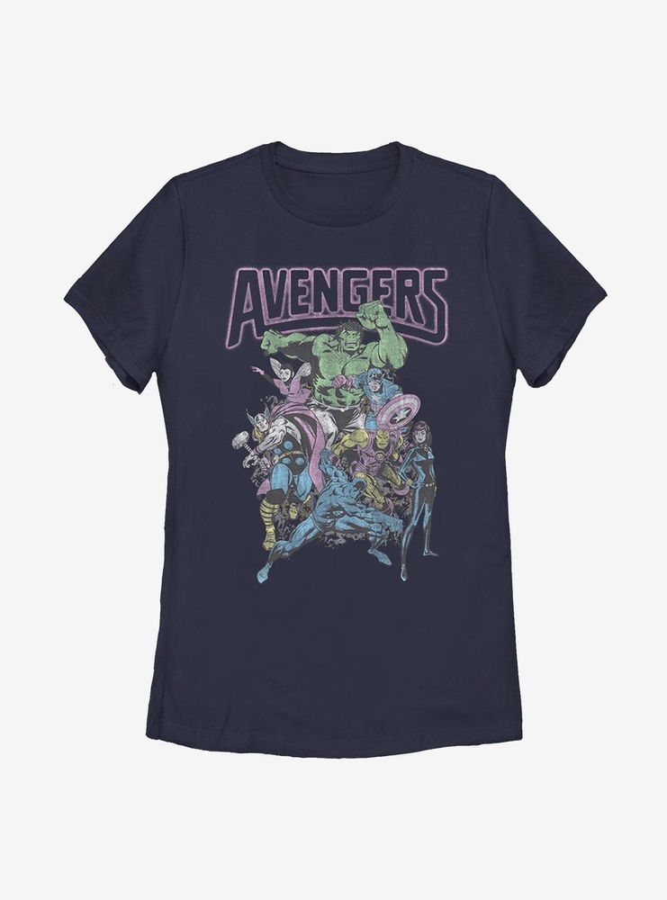 Marvel Avengers Band Tee Womens T-Shirt