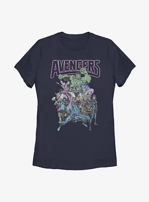 Marvel Avengers Band Tee Womens T-Shirt