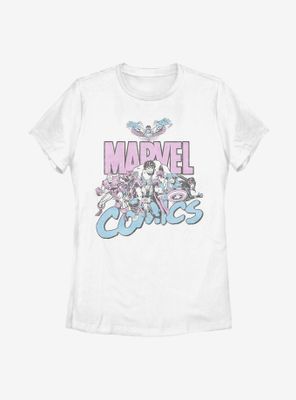 Marvel Avengers Pastel Group Womens T-Shirt
