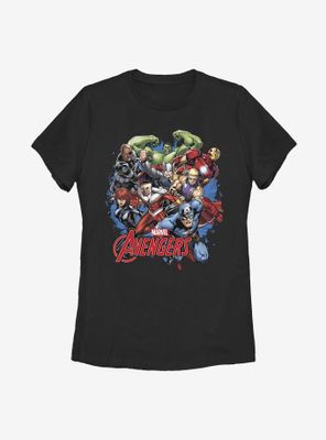 Marvel Avengers Assemblage Womens T-Shirt