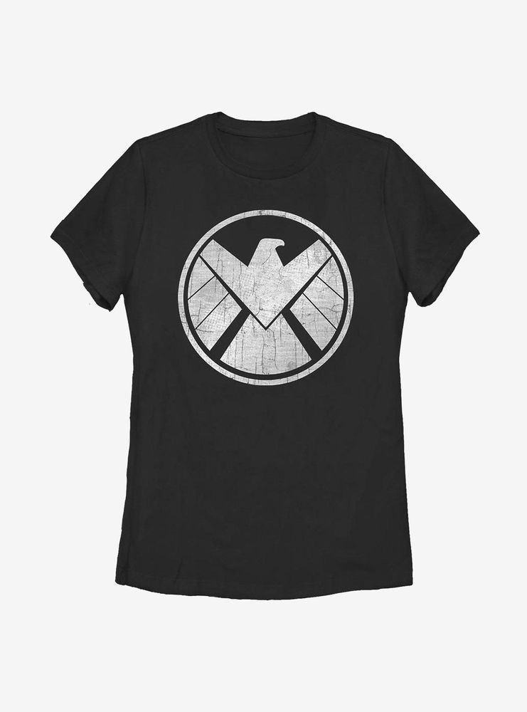 Marvel Avengers Crusty Shield Womens T-Shirt