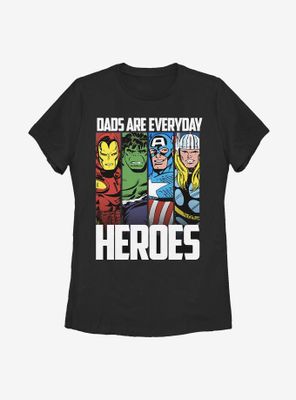 Marvel Avengers Everyday Hero Dad Womens T-Shirt