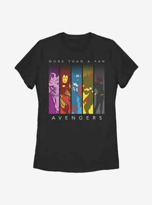 Marvel Avengers Fan Favs Womens T-Shirt
