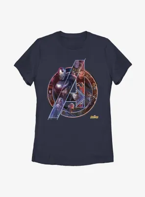 Marvel Avengers Team Neon Womens T-Shirt