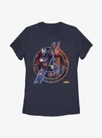 Marvel Avengers Team Neon Womens T-Shirt