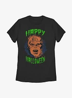 Marvel Captain America Face Halloween Womens T-Shirt
