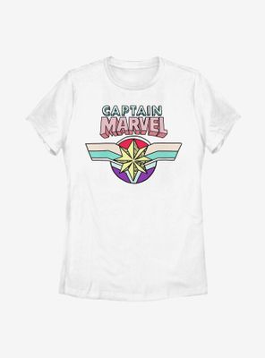 Captain Marvel Logo Womens T-Shirt
