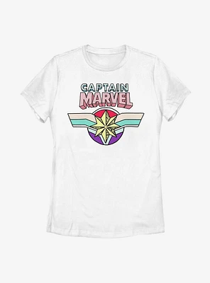 Captain Marvel Logo Womens T-Shirt