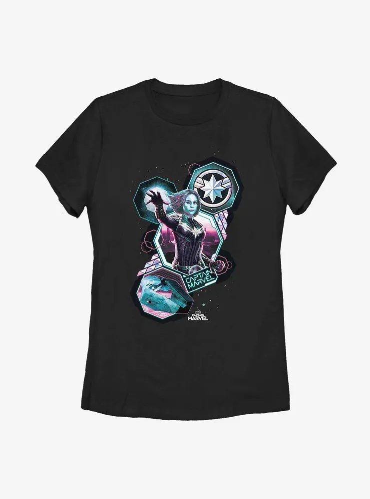 Marvel Captain Space Time Womens T-Shirt