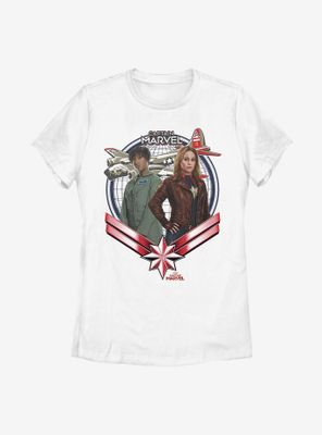 Marvel Captain Two Gunners Womens T-Shirt