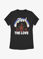 Marvel Deadpool Feel The Love Womens T-Shirt