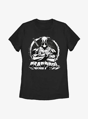 Marvel Deadpool For Hire Womens T-Shirt