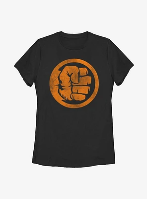 Marvel Hulk Orange Womens T-Shirt