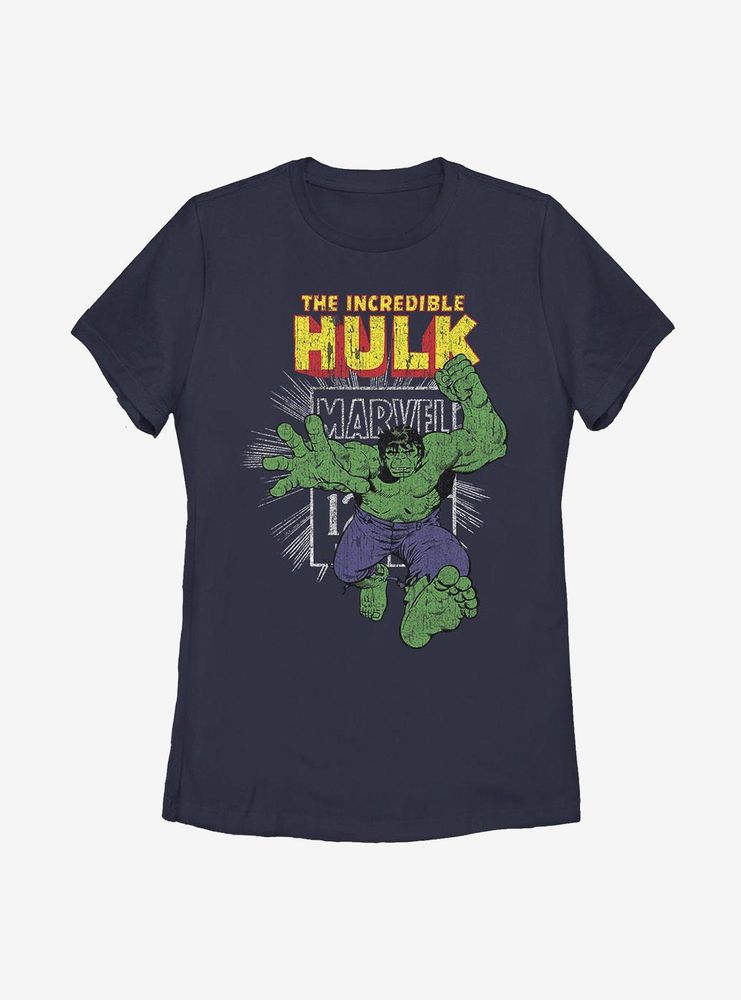 Marvel Hulk Stamp Womens T-Shirt