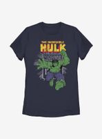 Marvel Hulk Stamp Womens T-Shirt