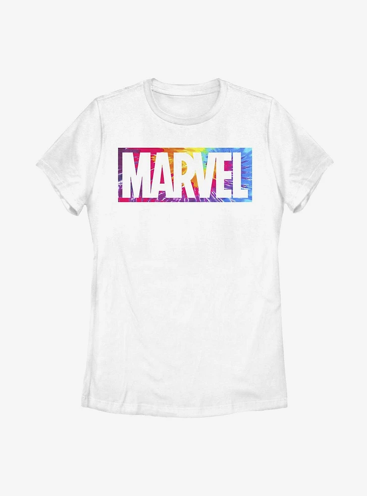 Marvel Brick Tie-Dye Womens T-Shirt