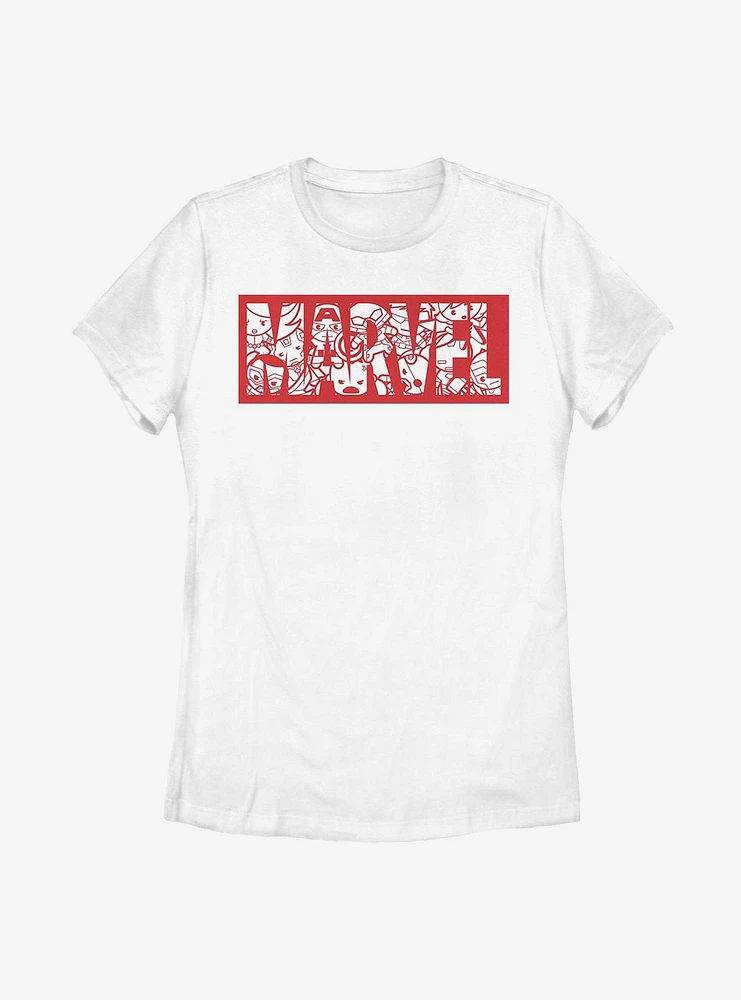 Marvel Kawaii Womens T-Shirt