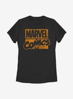 Marvel Orange Womens T-Shirt