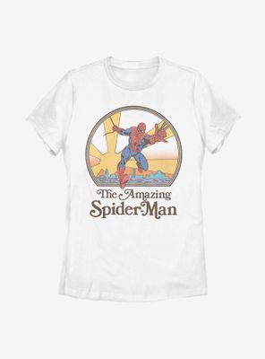 Marvel Spider-Man Amazing Spiderman 70'S Womens T-Shirt