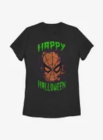 Marvel Spider-Man Mask Halloween Womens T-Shirt