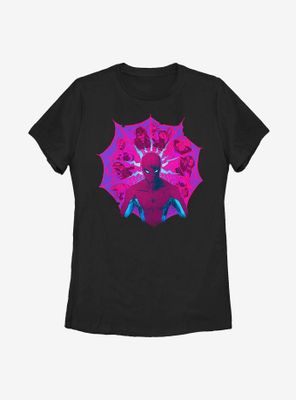 Marvel Spider-Man Tangled Webs Womens T-Shirt