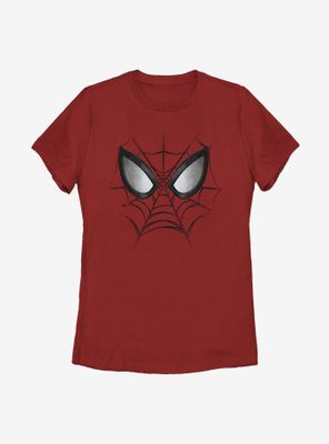 Marvel Spider-Man Web Face Womens T-Shirt