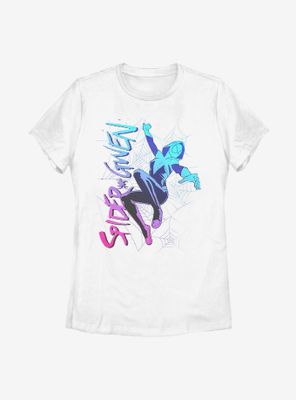 Marvel Spider-Man Spider Gwen Flies Womens T-Shirt