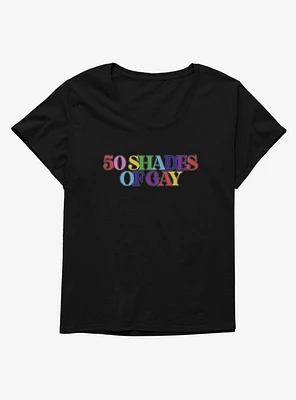 50 Shades Of Gay T-Shirt Plus