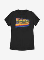 Back To The Future Logo Vintage Womens T-Shirt