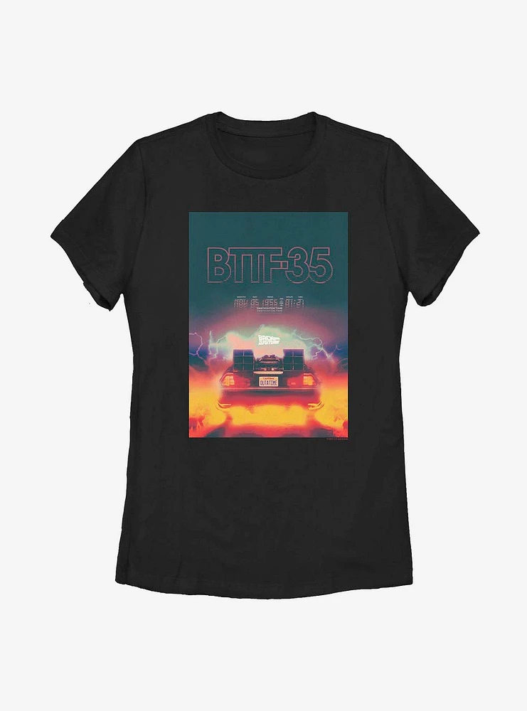 Back To The Future Out A Time Womens T-Shirt