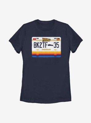 Back To The Future Plate Womens T-Shirt