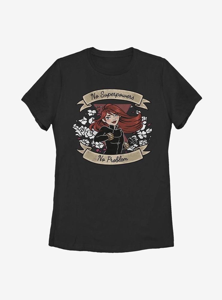 Marvel Black Widow No Prob Womens T-Shirt