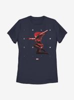 Marvel Black Widow Shapes Womens T-Shirt