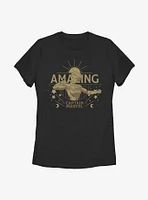 Captain Marvel Retro Comic Womens T-Shirt