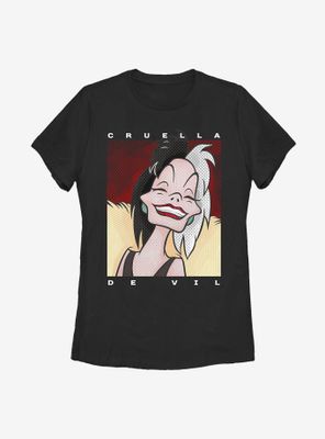 Disney Cruella Tone Womens T-Shirt