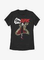 Disney Cruella Word Fill Womens T-Shirt