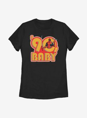 Marvel Deadpool 90's Baby Womens T-Shirt