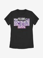 Disney Villains Periodic Table Womens T-Shirt