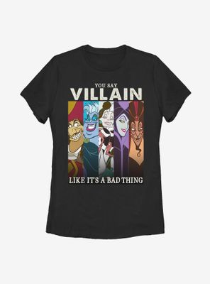 Disney Villains Like Bad Womens T-Shirt