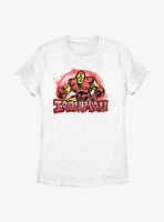 Marvel Iron Man Airbrushed Womens T-Shirt