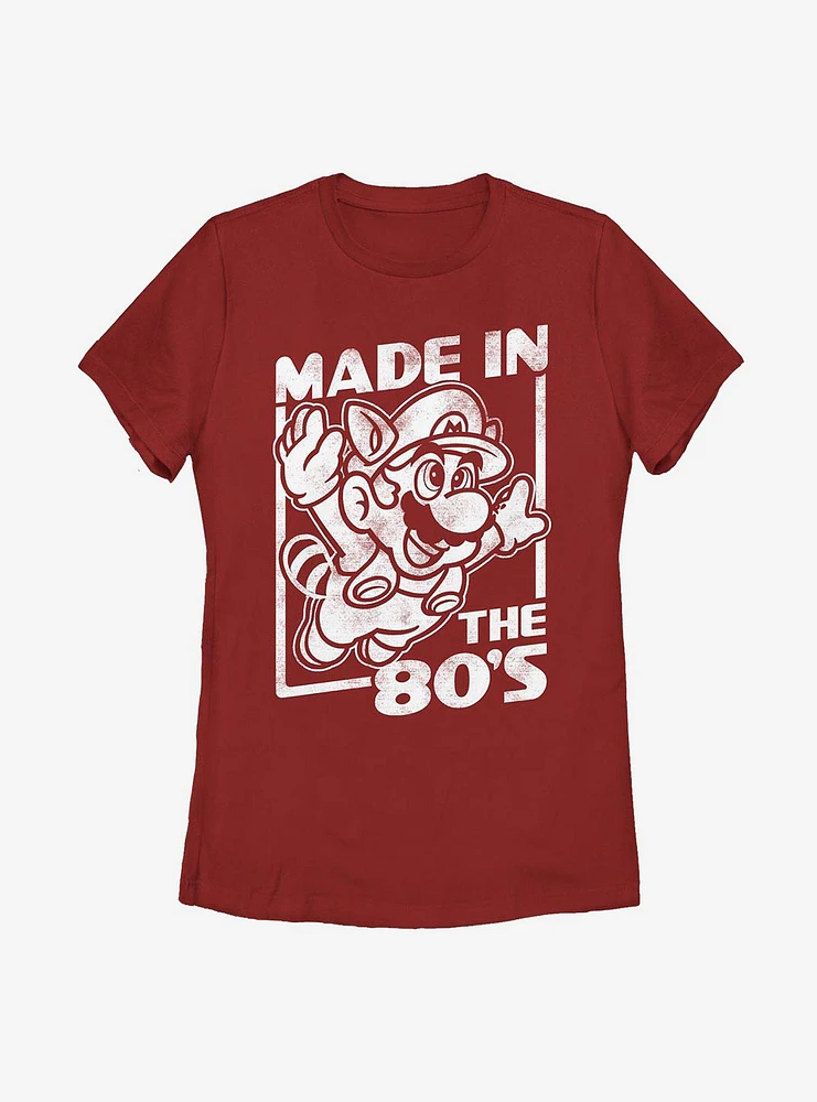 Nintendo Super Mario Made The 80s Womens T-Shirt