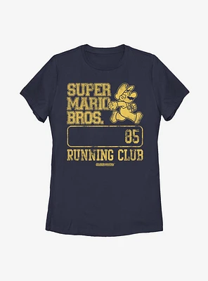 Nintendo Super Mario Bros Running Womens T-Shirt