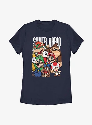 Nintendo Super Mario Grouper Womens T-Shirt