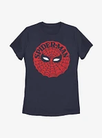 Marvel Spider-Man Spiderman Sketch Womens T-Shirt