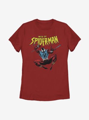 Marvel Spider-Man Web Of Spiderman Womens T-Shirt