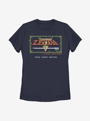 Nintendo The Legend Of Zelda Pixelated Womens T-Shirt