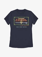 Nintendo The Legend Of Zelda Pixelated Womens T-Shirt