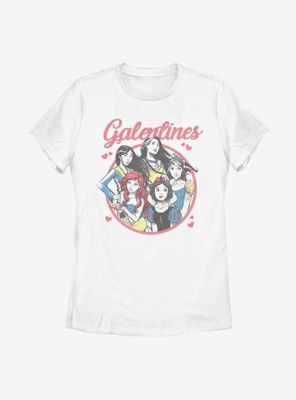 Disney Princesses Galentines Womens T-Shirt