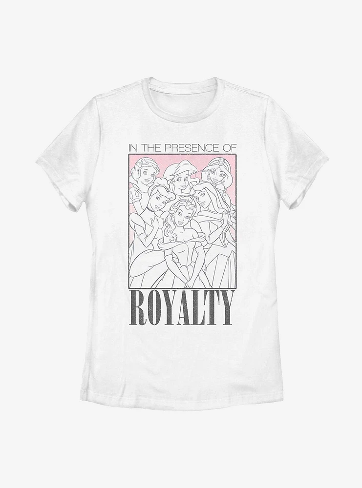 Disney Princesses Presence Of Royalty Womens T-Shirt